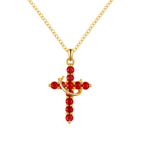 Red Bead Cross and Crown