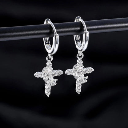 Eloura Crown and Cross Earrings 